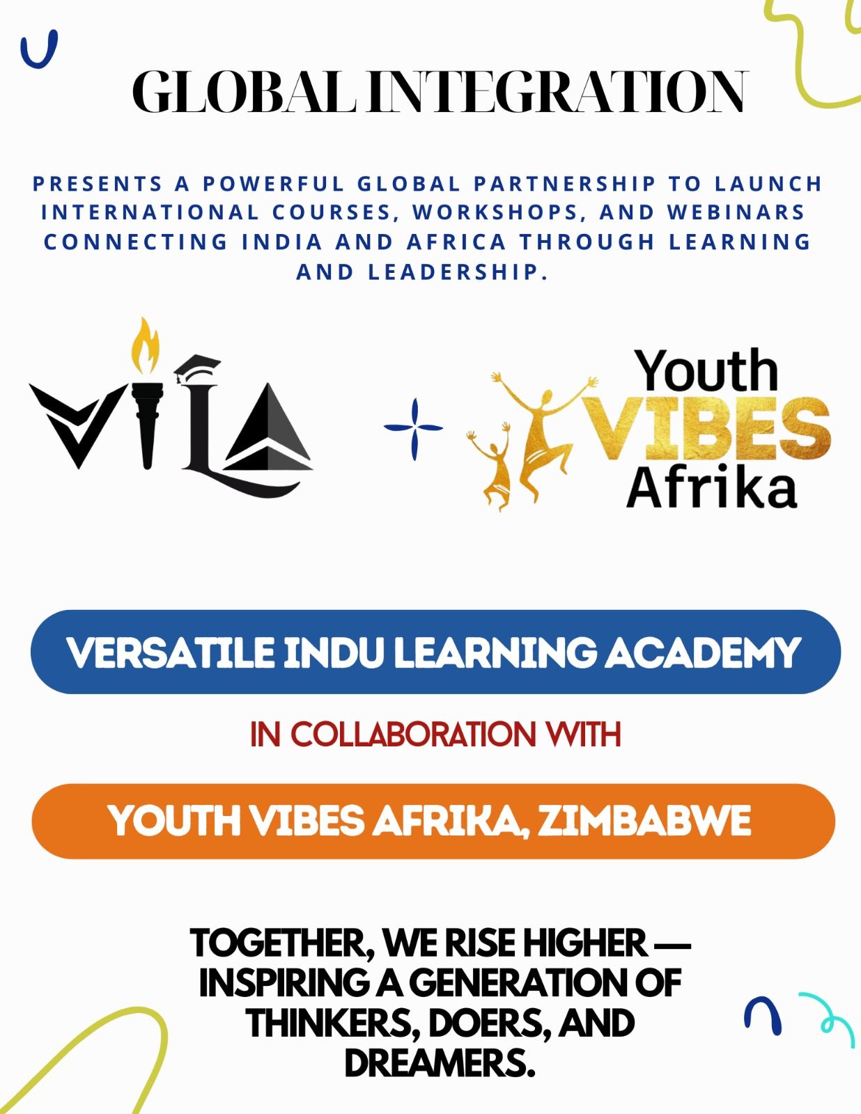 Youth Vibes Afrika and VILA partnership